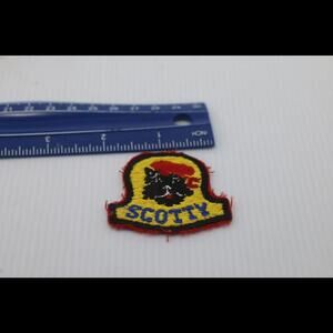 Vintage Souvenir Patch Badge Canada Canadian Scotty cat